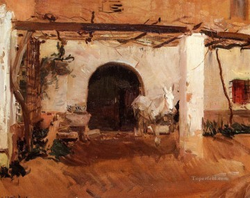 カサ・デ・ウエルタ・バレンシアの習作画家 ホアキン・ソローリャ Oil Paintings